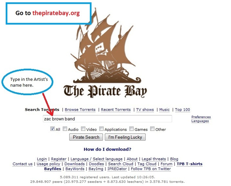 the pirate bay se download